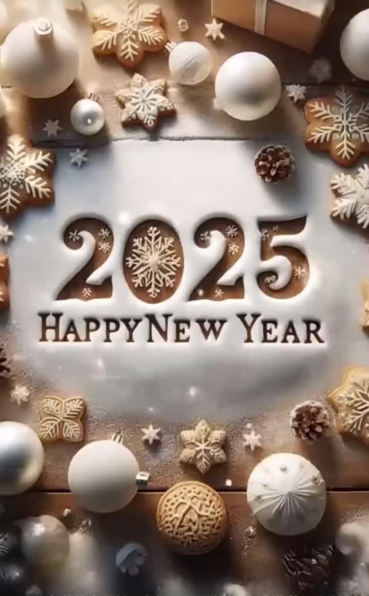 2025年新年快樂 🎉🕊️❤️📈🤞😊