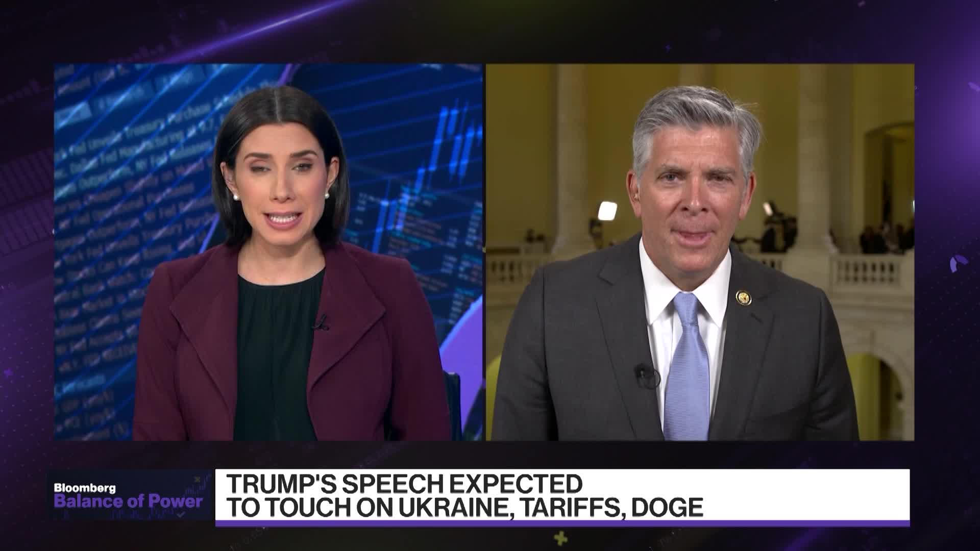 Representative LaHood discusses President Trump's speech, tariffs, and tax cuts.