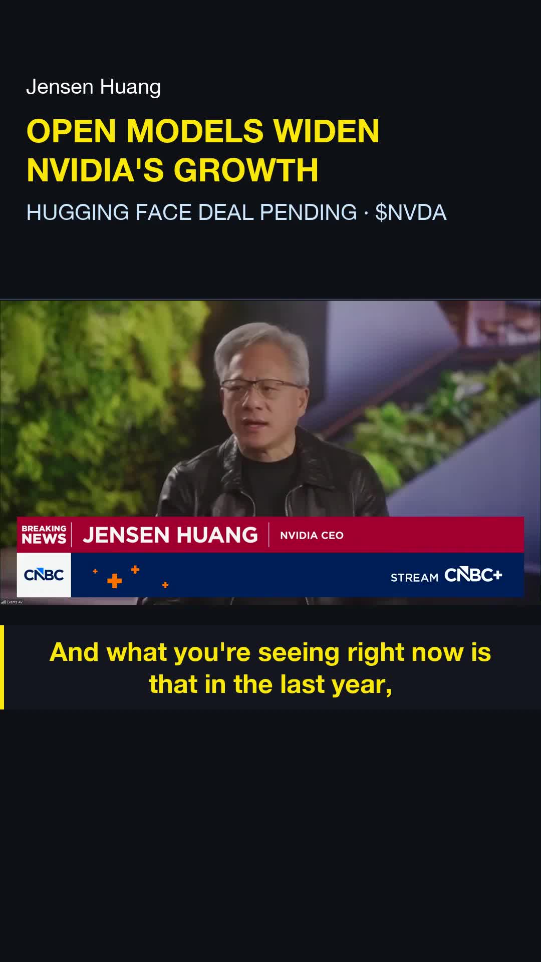Jensen Huang อธิบายว่าทำไมดีล Hugging Face ถึงสำคัญต่อ NVIDIA