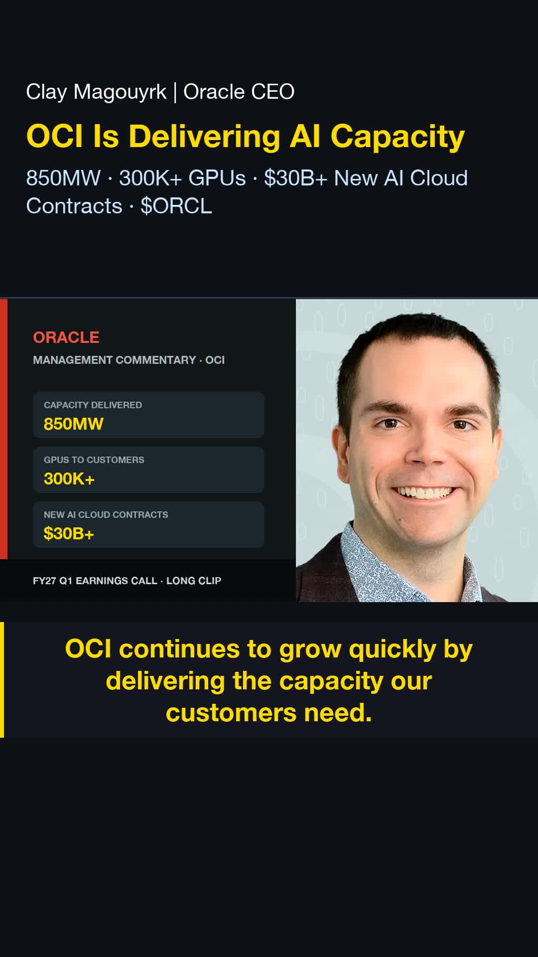 Oracle พุ่งขึ้นช่วงสั้นๆ นอกเวลาทำการ หลังประกาศผลประกอบการ: รายได้ Cloud Infrastructure +121% สูงกว่าที่คาดไว้