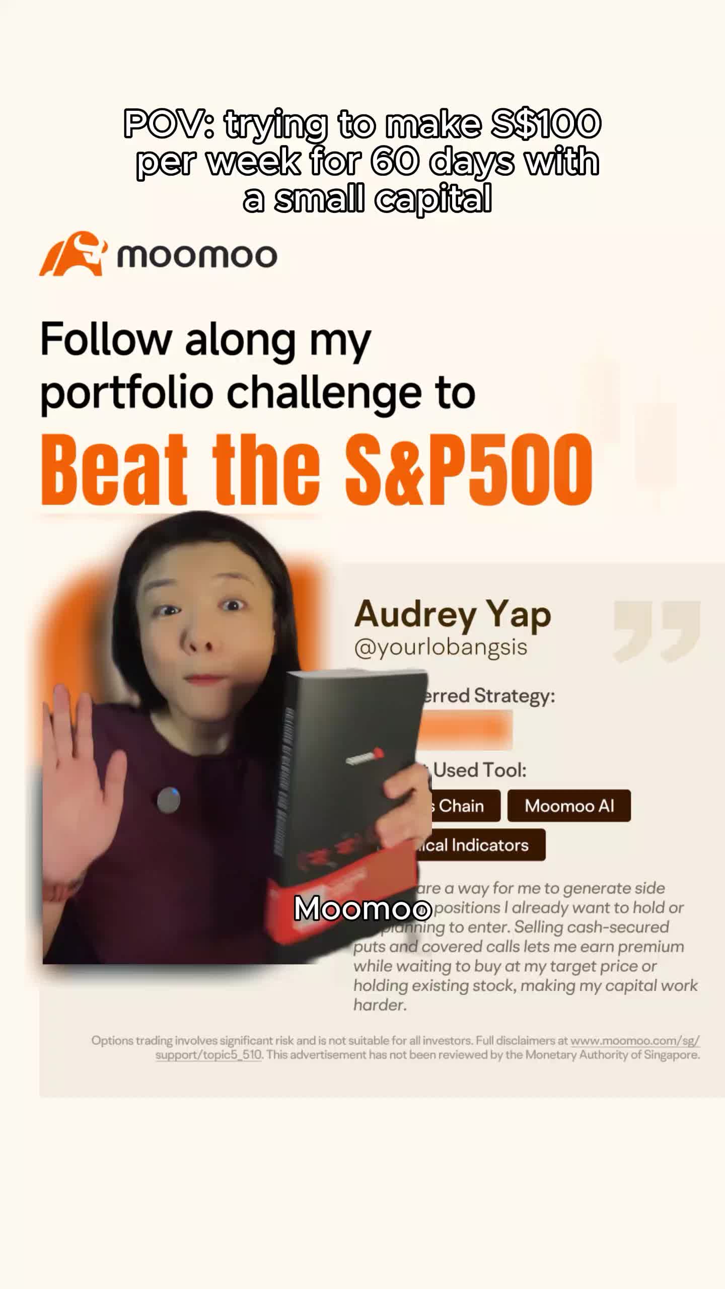 Can Audrey @yourlobangsis potentially make S$100/Week with a Small Capital? 💸