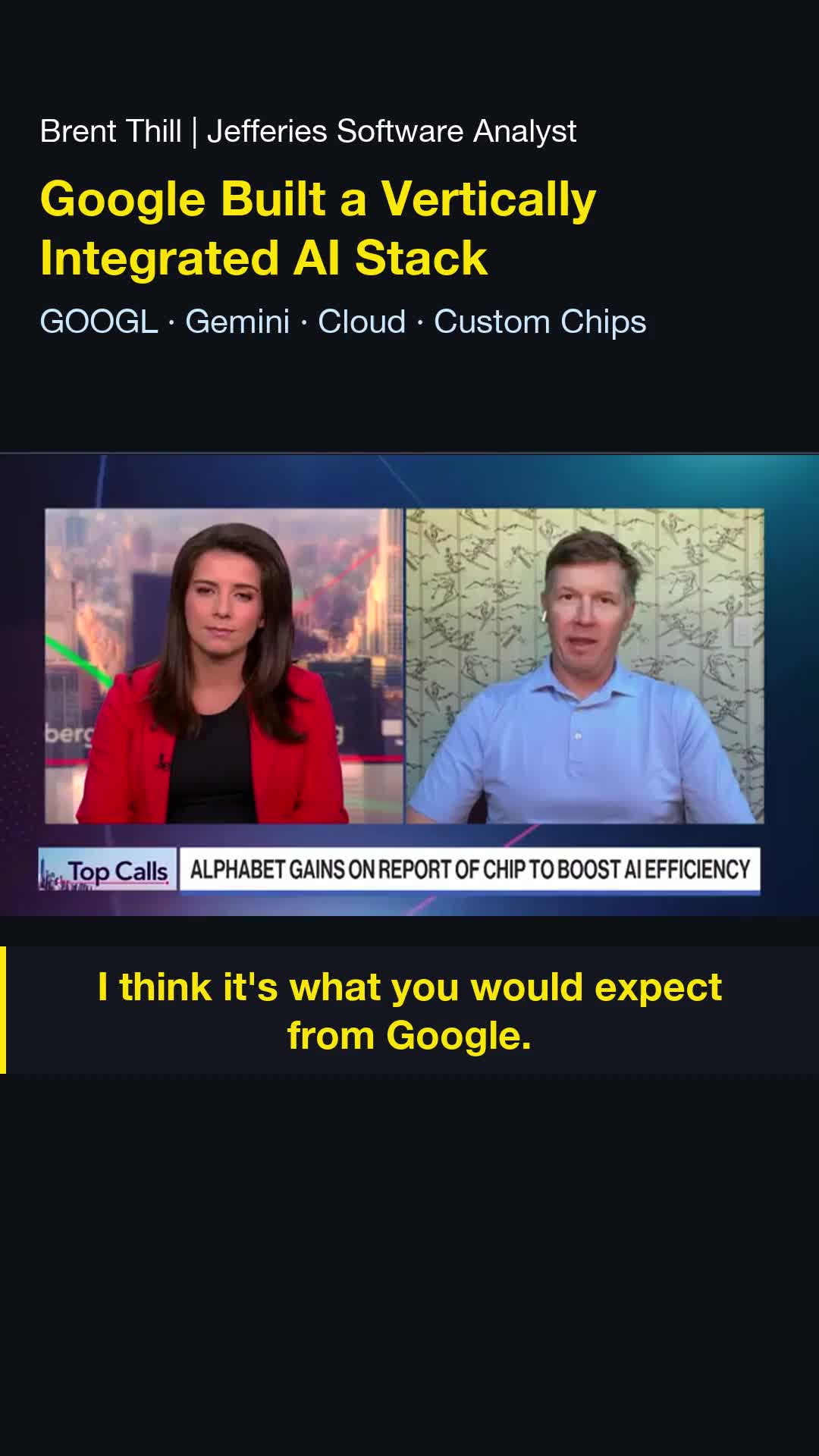 Google's Custom Chips — Is the Whole AI Stack the Advantage?