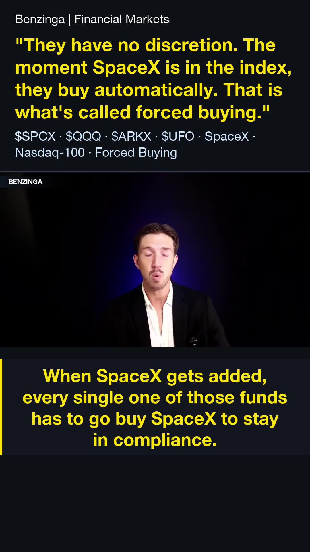 SpaceX Joins Nasdaq-100 on July 7: What the $4.3B Forced Buying Means