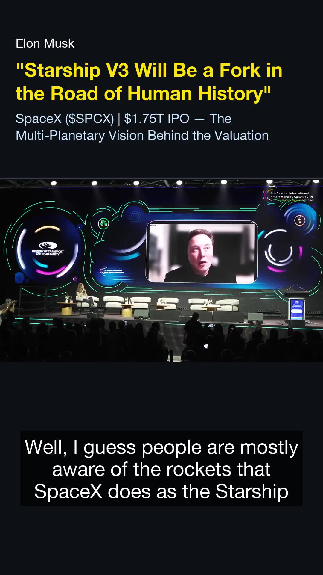 埃隆·馬斯克深入解析爲何SpaceX配得上其估值