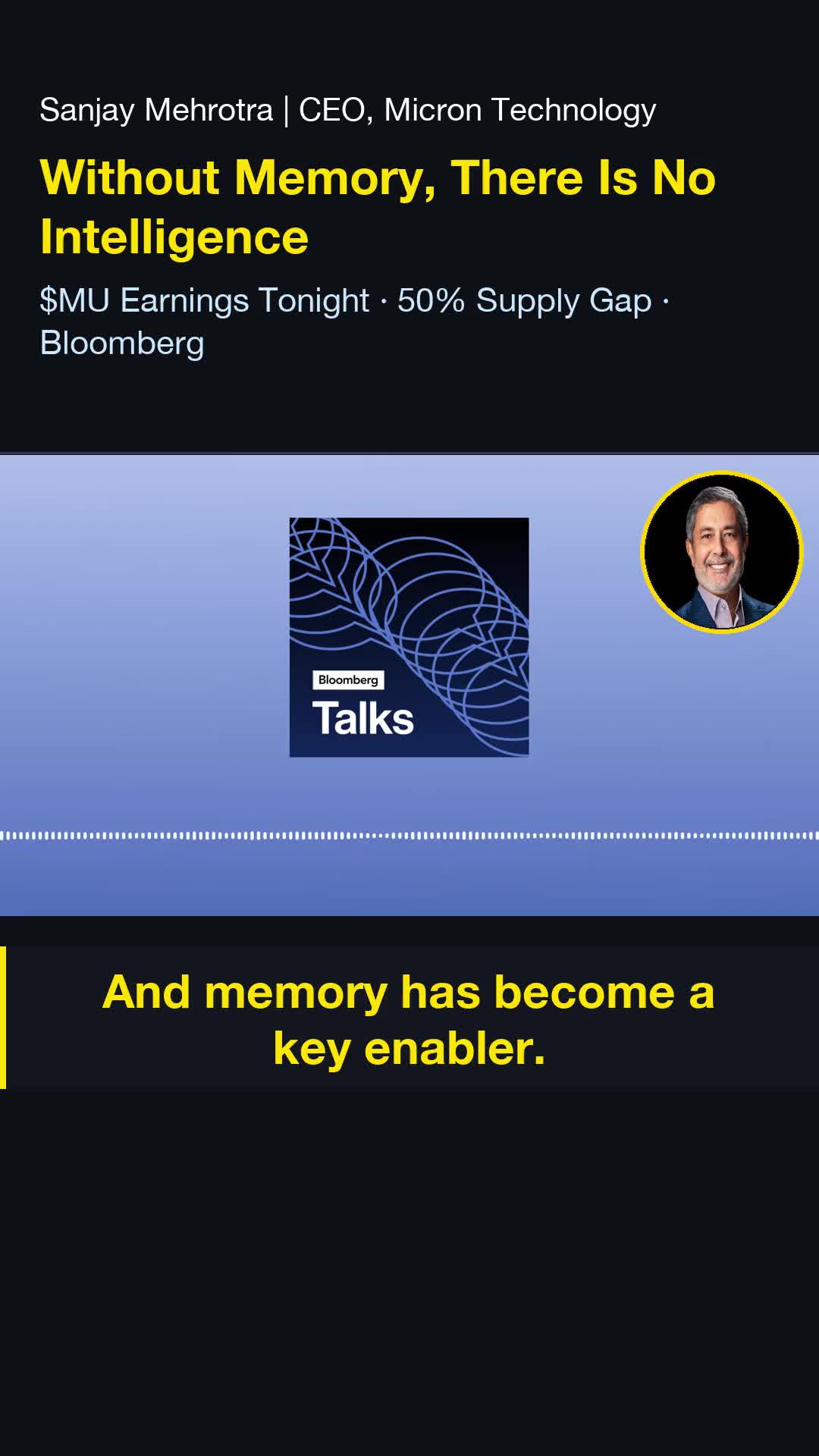Micron Earnings Today — CEO: AI Memory Shortage Lasts Until 2028