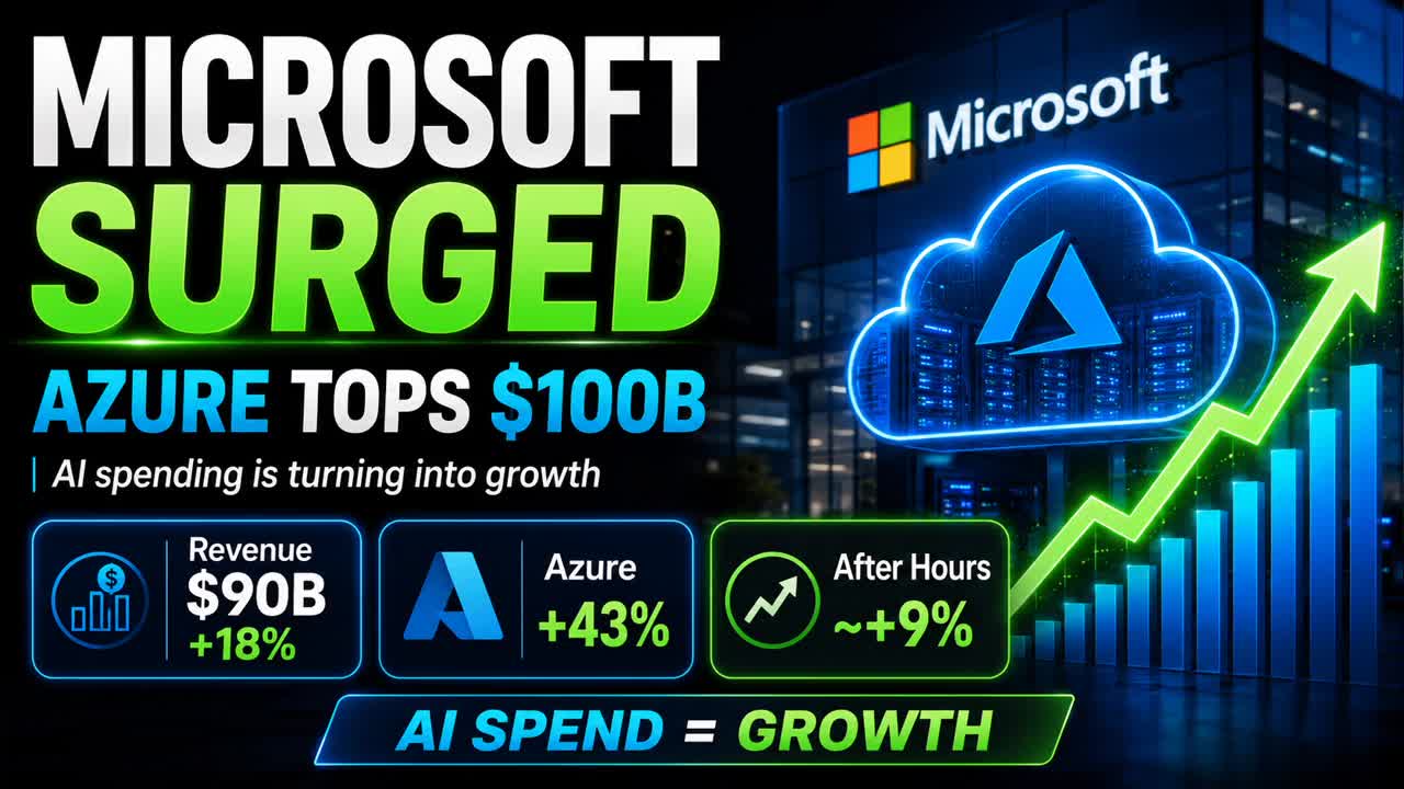 Azure +43%, RPO 6.78 แสนล้านดอลลาร์: การเดิมพัน AI ของ Microsoft เริ่มเห็นผลแล้ว