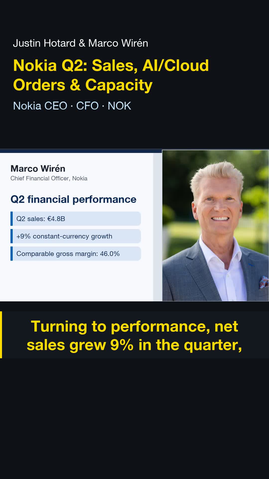 ⏱️Understand Nokia's Q2 Earnings in 2 minutes