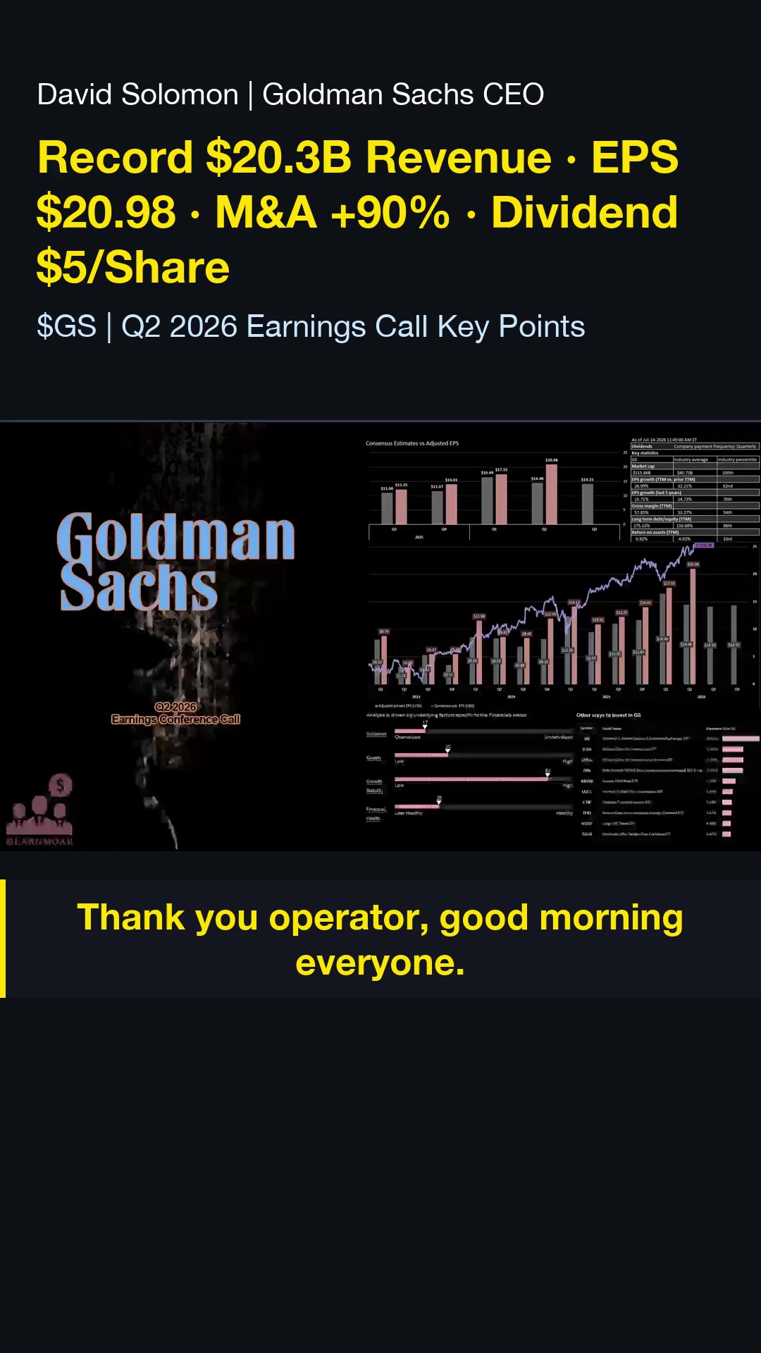 Behind Goldman's Record Quarter: M&A Momentum and a 5-Year Backlog High