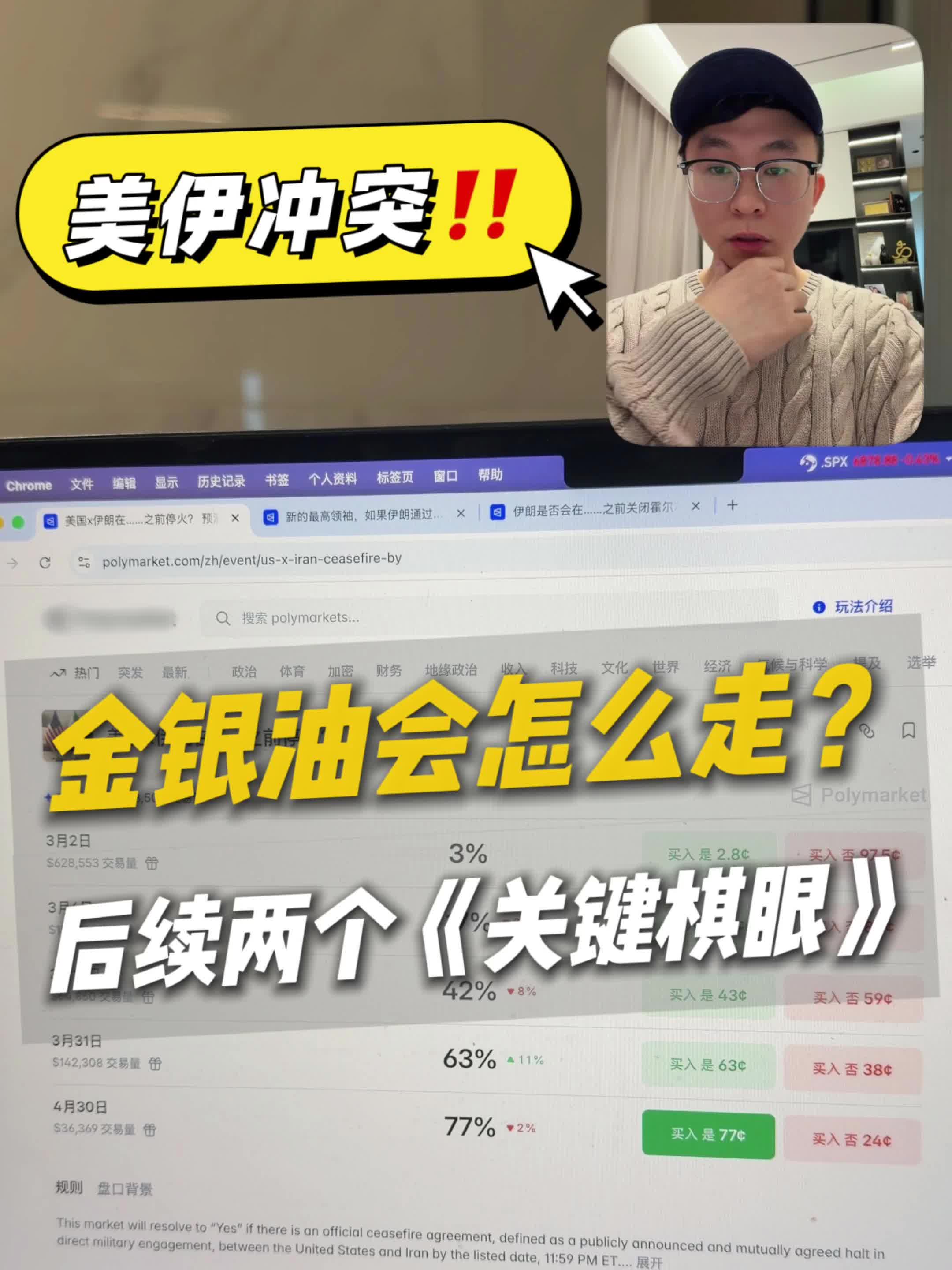美伊冲突，金银油会怎么走？后续两个关键棋眼